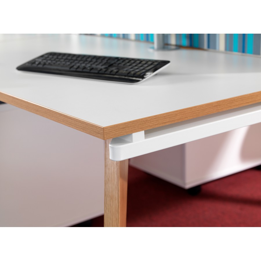 Fuze Single Straight Office Desk